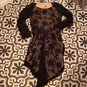 Lace long sleeve dress